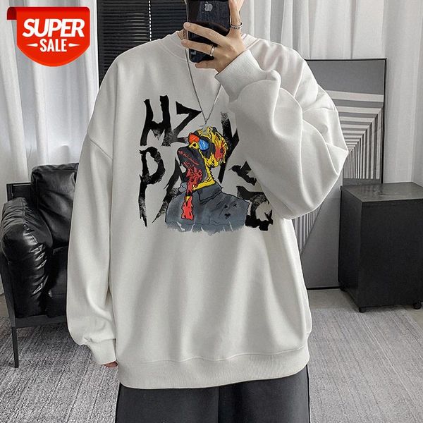 round neck sweater male hong kong style chic loose jacket korean version of the trend all-match handsome pullover bottoming shirt #995f, Black
round neck sweater male hong kong style chic loose jacket korean version of the trend all-match handsome pullover bottoming shirt #995f, Black