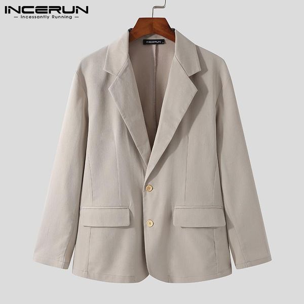 men's suits & blazers fashion men casual blazer solid color lapel streetwear long sleeve button up 2021 leisure mens thin jackets s-5xl, White;black
men's suits & blazers fashion men casual blazer solid color lapel streetwear long sleeve button up 2021 leisure mens thin jackets s-5xl, White;black