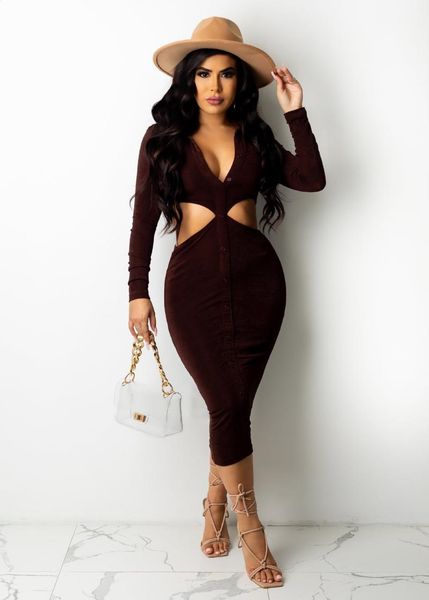 casual dresses 2021 temperament solid color commuting street collar long sleeves waist revealing deep v slim dress, Black;gray
casual dresses 2021 temperament solid color commuting street collar long sleeves waist revealing deep v slim dress, Black;gray