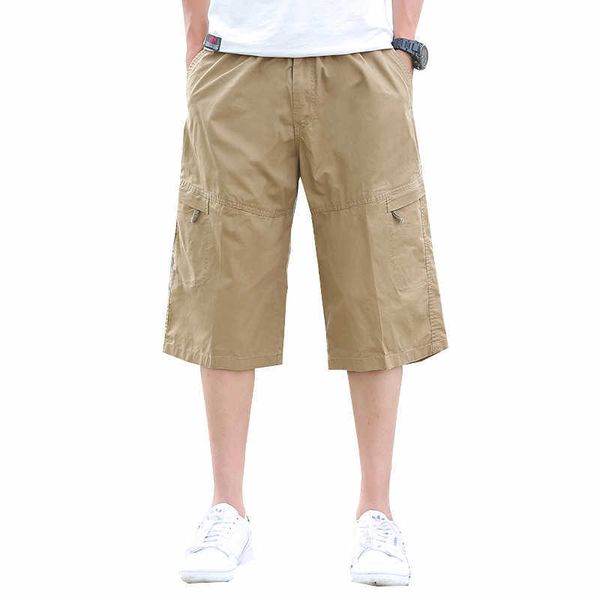 big size 4xl 5xl 6xl summer men's cropped trousers multi-pocket cargo pants army green loose cotton black khaki joggers 210528
big size 4xl 5xl 6xl summer men's cropped trousers multi-pocket cargo pants army green loose cotton black khaki joggers 210528