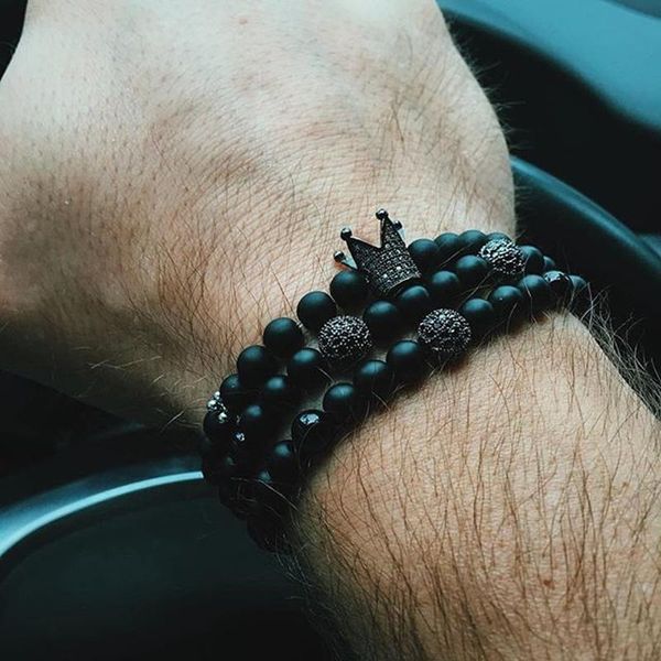 charm bracelets norooni men bracelet buddhist tibetan buddha yoga lucky strand micro pave black cz beads matte stone bead, Golden;silver
charm bracelets norooni men bracelet buddhist tibetan buddha yoga lucky strand micro pave black cz beads matte stone bead, Golden;silver