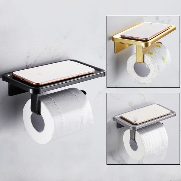 toilet paper holders black wall mounted holder aluminium tissue roll with phone storage shelf bathroom accessories
toilet paper holders black wall mounted holder aluminium tissue roll with phone storage shelf bathroom accessories