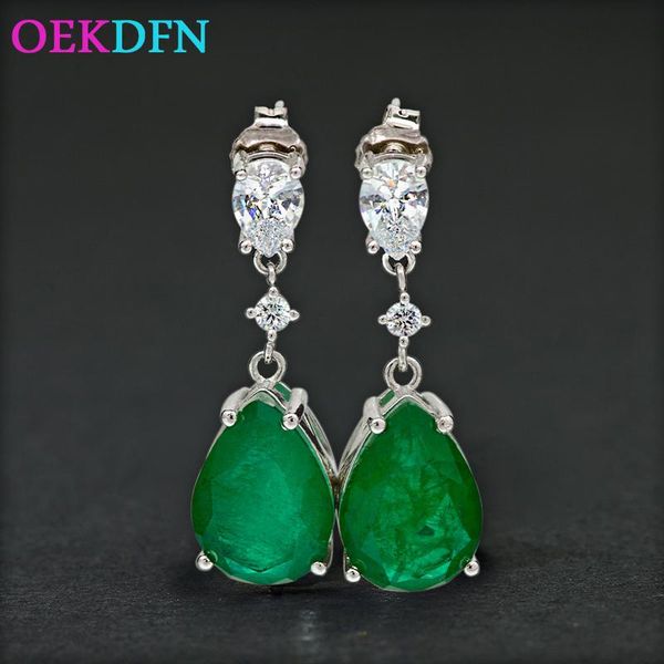 dangle & chandelier oekdfn 100% 925 sterling silver drop earrings for women vintage emerald gemstone dropwater party engagement wedding fine
dangle & chandelier oekdfn 100% 925 sterling silver drop earrings for women vintage emerald gemstone dropwater party engagement wedding fine