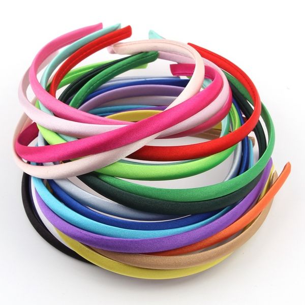 mengna 60pc colors 10mm solid cover hairband kids children plain solid girls satin headband diy headwear, Pink
mengna 60pc colors 10mm solid cover hairband kids children plain solid girls satin headband diy headwear, Pink