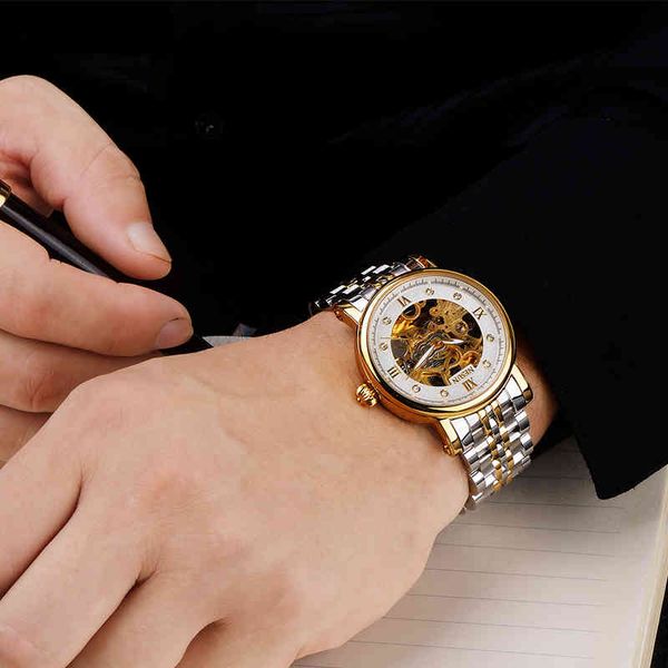 nesun men luxury brand fashion automatic self-wind watches waterproof hollow mechanical clock relogio masculino, Slivery;brown
nesun men luxury brand fashion automatic self-wind watches waterproof hollow mechanical clock relogio masculino, Slivery;brown