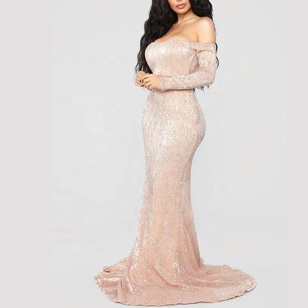 party dresses plus size formal evening gown women sequin dress sleeveless maxi prom long sleeve robe, White;black
party dresses plus size formal evening gown women sequin dress sleeveless maxi prom long sleeve robe, White;black
