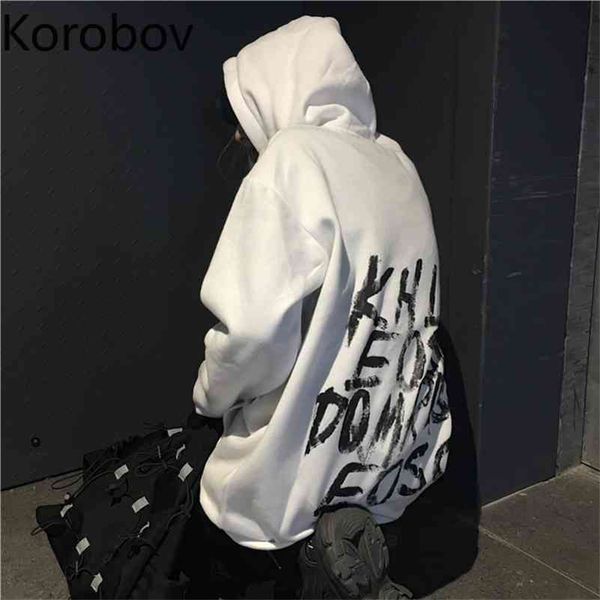 korobov autumn winter new harajuku women hoodies streetwear korean hooded long sleeve oversize sweatshirts letter outwear 210430, Black
korobov autumn winter new harajuku women hoodies streetwear korean hooded long sleeve oversize sweatshirts letter outwear 210430, Black