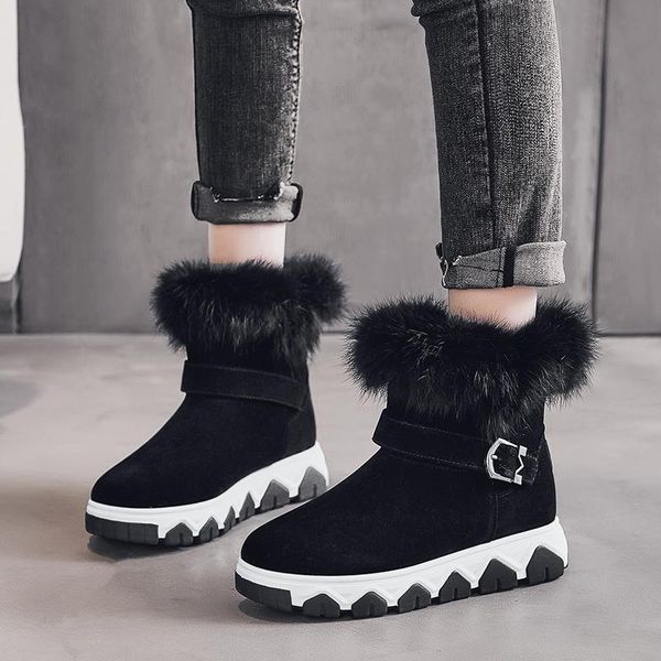 boots winter warm fur sneakers platform snow women 2021 ankle female causal shoes for zapatos de mujer, Black
boots winter warm fur sneakers platform snow women 2021 ankle female causal shoes for zapatos de mujer, Black