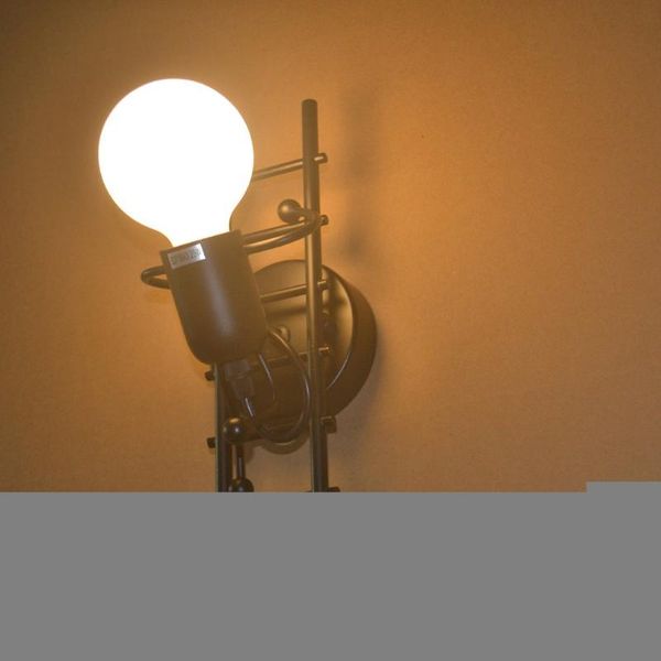 humanoid creative wall light indoor lamp modern sconce art decor iron e27 base for bedroom children room kitchen
humanoid creative wall light indoor lamp modern sconce art decor iron e27 base for bedroom children room kitchen