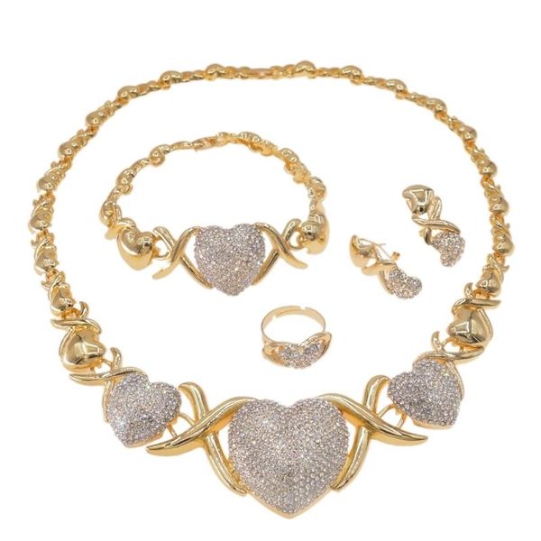 earrings & necklace i love you xoxo bracelet gold plated party jewelry set hugs and kisses ladies z0037, Silver
earrings & necklace i love you xoxo bracelet gold plated party jewelry set hugs and kisses ladies z0037, Silver