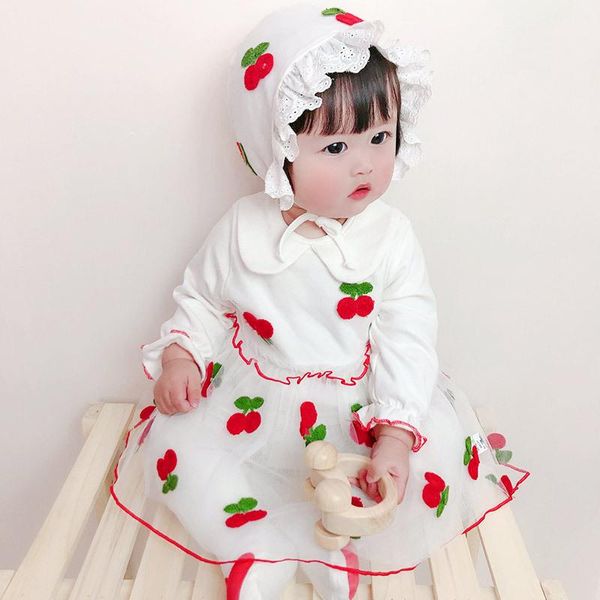 girl's dresses spring and autumn kids clothing baby girl dress with hat infant long-sleeve white princess toddler fall clothes, Red;yellow
girl's dresses spring and autumn kids clothing baby girl dress with hat infant long-sleeve white princess toddler fall clothes, Red;yellow