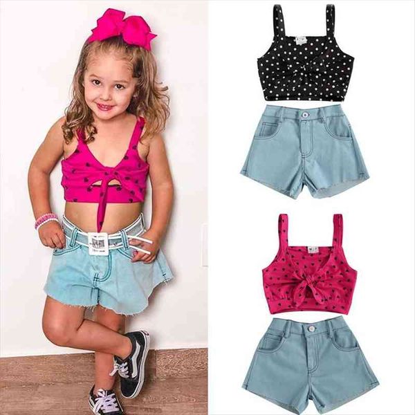 valentines kids girls 1-6y clothes sets heart print sleeveless bow strap vest blue denim shorts 2 colors, White
valentines kids girls 1-6y clothes sets heart print sleeveless bow strap vest blue denim shorts 2 colors, White