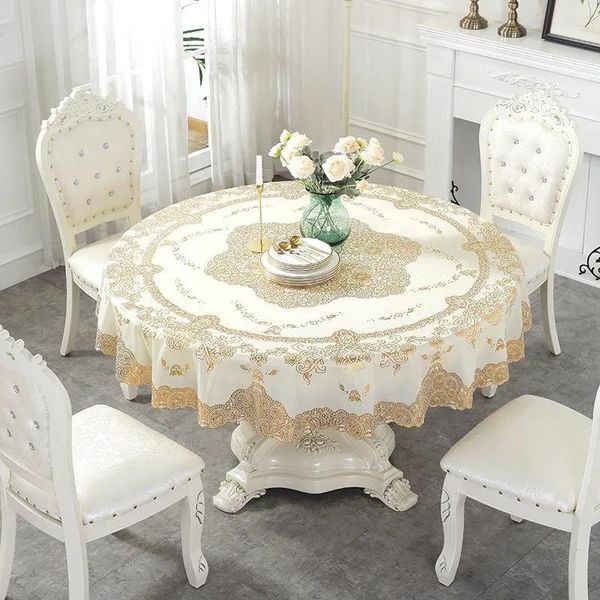 european style round tablecloth waterproof oil proof and easy to clean classic flower durable cover cloth table
european style round tablecloth waterproof oil proof and easy to clean classic flower durable cover cloth table