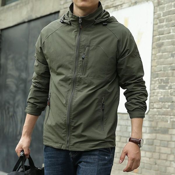 men's jackets waterproof military jacket spring autumn casual windbreaker mens breathable hooded outdoor thin coats 6xl clothes, Black;brown
men's jackets waterproof military jacket spring autumn casual windbreaker mens breathable hooded outdoor thin coats 6xl clothes, Black;brown