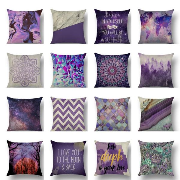 cushion/decorative pillow purple starry sky cushion cover ink geometric mandala throw pillows car sofa home decorative map linen case 45*45c
cushion/decorative pillow purple starry sky cushion cover ink geometric mandala throw pillows car sofa home decorative map linen case 45*45c