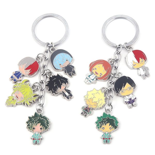 

My Hero Academia Midoriya Izuku Bakugou Katsuki Todoroki Shoto Ochaco Uraraka Himiko Toga Dabi Enamel Alloy Keychain Key Chains