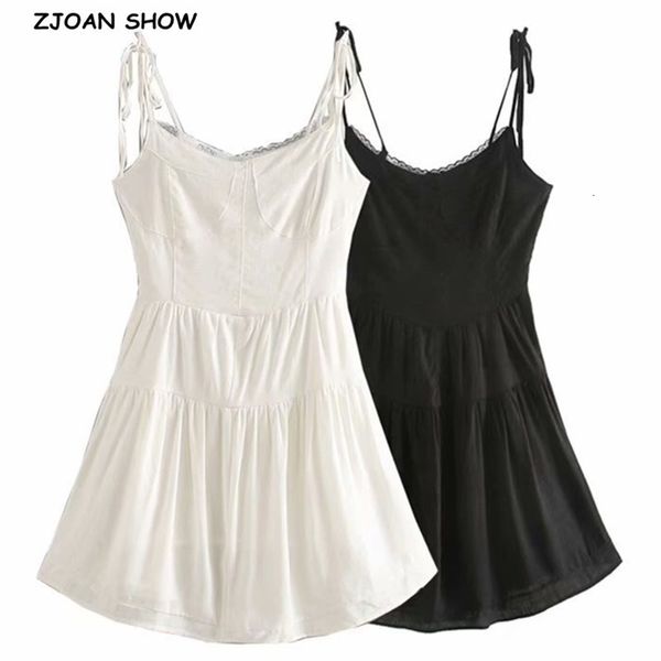 casual dresses vintage summer spliced lace spaghetti strap short dress retro women tie bow lacing up sling holiday djrp, Black;gray
casual dresses vintage summer spliced lace spaghetti strap short dress retro women tie bow lacing up sling holiday djrp, Black;gray