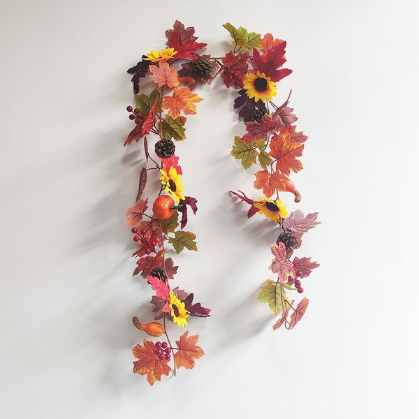 decorative flowers & wreaths 175cm artificial vine autumn for thanksgiving party home office foliage garden decoration plants
decorative flowers & wreaths 175cm artificial vine autumn for thanksgiving party home office foliage garden decoration plants