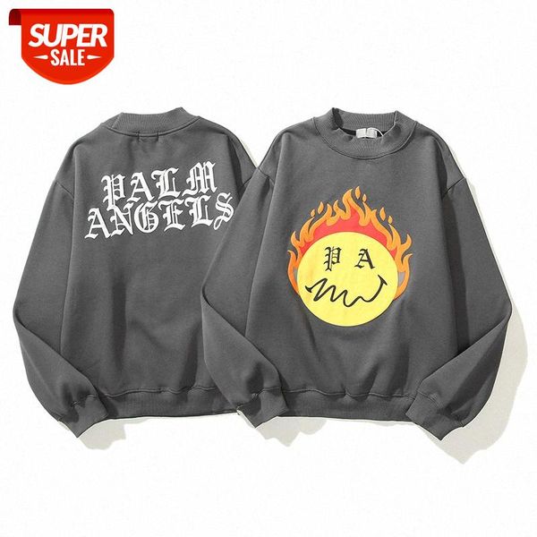 hip-hop kanye men and women with flame smiley print round neck sweater jacket #lk7h, Black
hip-hop kanye men and women with flame smiley print round neck sweater jacket #lk7h, Black