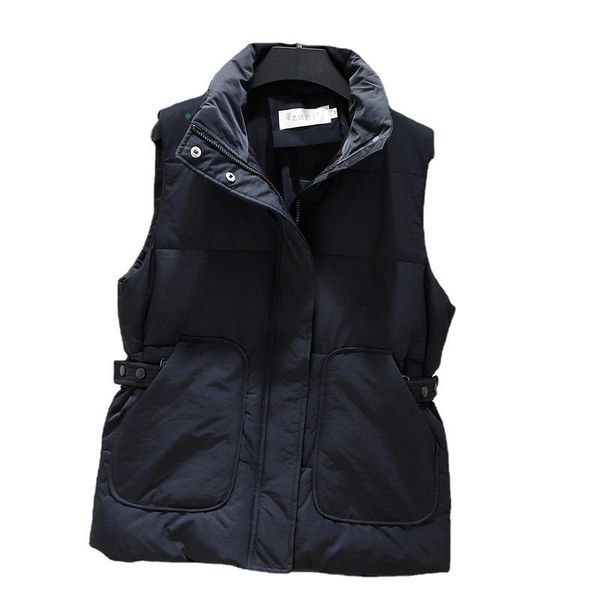 women's vests sleeveless vest women autumn winter keep warm cotton jacket stand collar harajuku outwear loose fashion padded korean x44, Black;white
women's vests sleeveless vest women autumn winter keep warm cotton jacket stand collar harajuku outwear loose fashion padded korean x44, Black;white