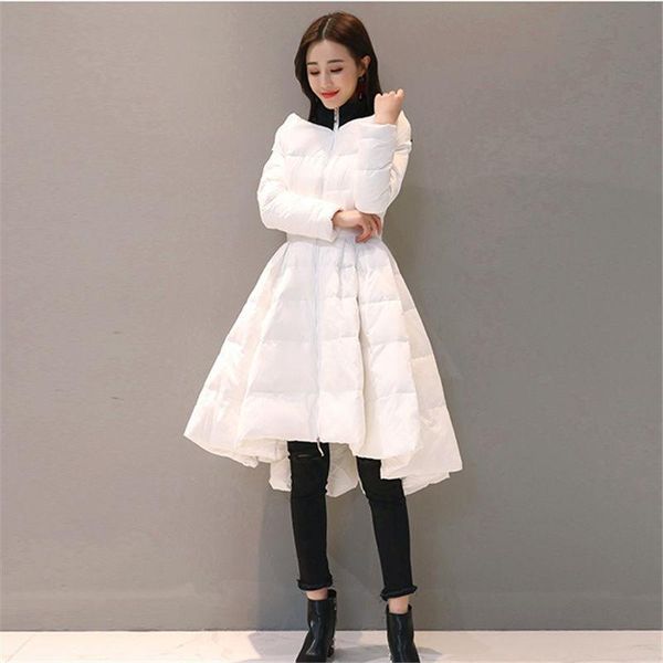 women's fur & faux 2021 winter clothing korean version sweet fluffy skirt cotton jacket medium long knee down, Black
women's fur & faux 2021 winter clothing korean version sweet fluffy skirt cotton jacket medium long knee down, Black
