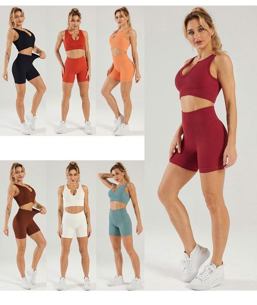 yoga outfit seamless sets fitness sports set crop high waist shorts 2pcs running sportswear workout clothes suits
yoga outfit seamless sets fitness sports set crop high waist shorts 2pcs running sportswear workout clothes suits