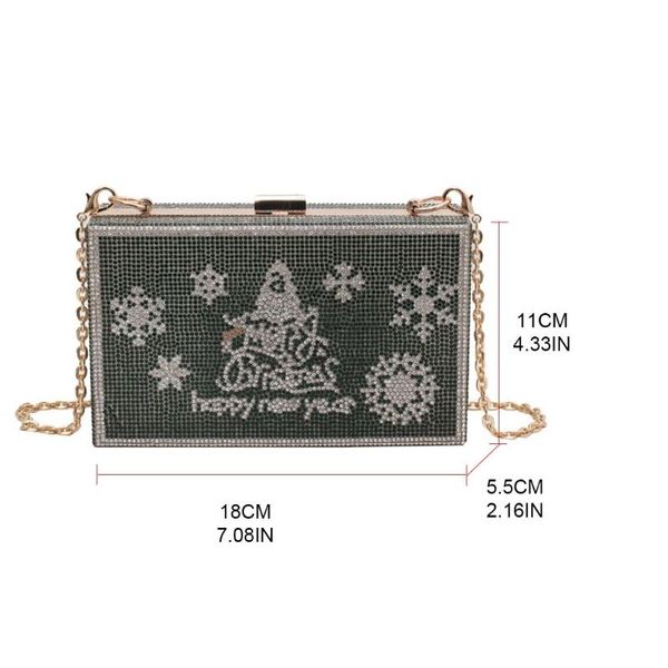 evening bags merry christmas party handbag rhinestone clutch purse ladies dinner bag 50ld
evening bags merry christmas party handbag rhinestone clutch purse ladies dinner bag 50ld