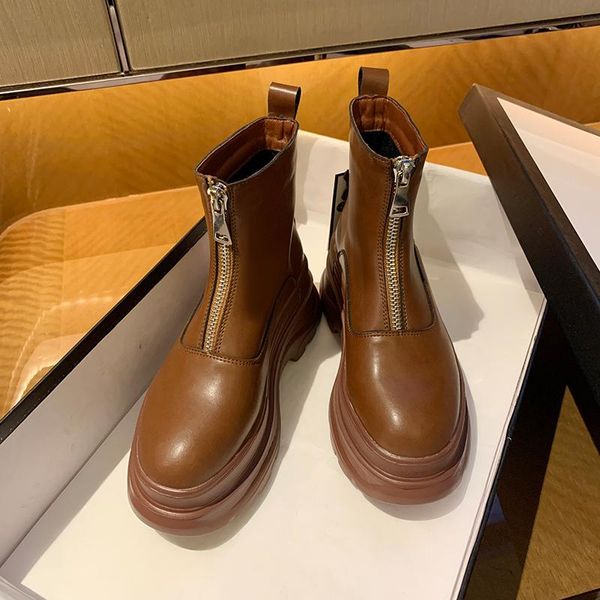 boots high platform women shoes chunky ankle pu leather motorcycle punk brown black short booties
boots high platform women shoes chunky ankle pu leather motorcycle punk brown black short booties