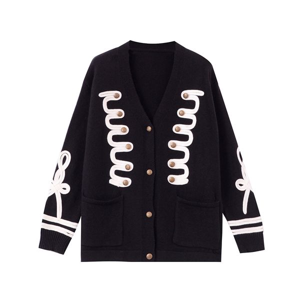 vintage british style flower sweater jacket knitted cardigan women loose 210514, White
vintage british style flower sweater jacket knitted cardigan women loose 210514, White