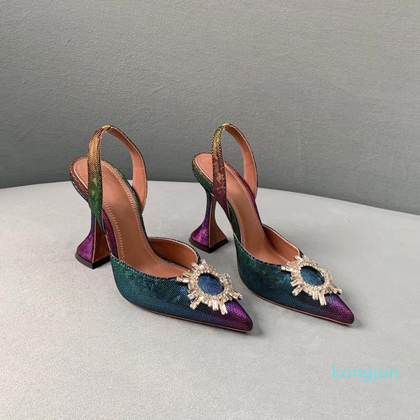 designer- women luxury dress shoes sunflower crystal buckle drill 9.5cm heels pointed sandals gradient color runway shoe, Black
designer- women luxury dress shoes sunflower crystal buckle drill 9.5cm heels pointed sandals gradient color runway shoe, Black