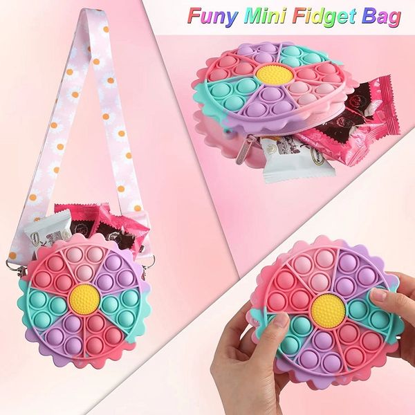 cute sunflower push bubble silicone coin purse stationery storage crossbody shoulder bag reliver stress squeeze decompression toys poppit wa
cute sunflower push bubble silicone coin purse stationery storage crossbody shoulder bag reliver stress squeeze decompression toys poppit wa