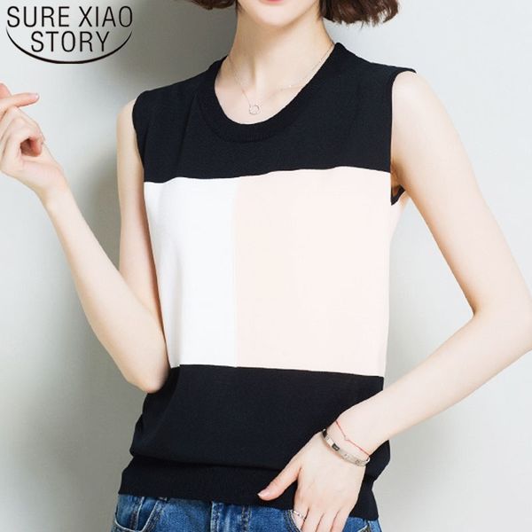 womens clothing sleeveless striped o-neck korean clothes t shirt shirts off the shoulder for women 3464 50 210415, White
womens clothing sleeveless striped o-neck korean clothes t shirt shirts off the shoulder for women 3464 50 210415, White