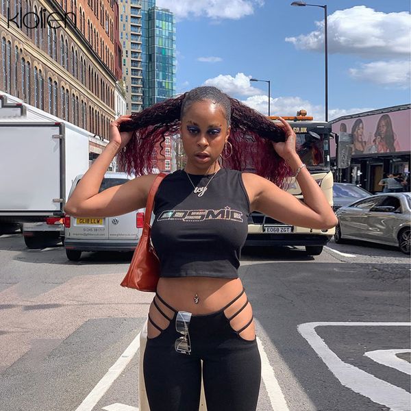 tanks casual high street diamond letter women spring summer crop fashion wild cotton black female tank top, White
tanks casual high street diamond letter women spring summer crop fashion wild cotton black female tank top, White