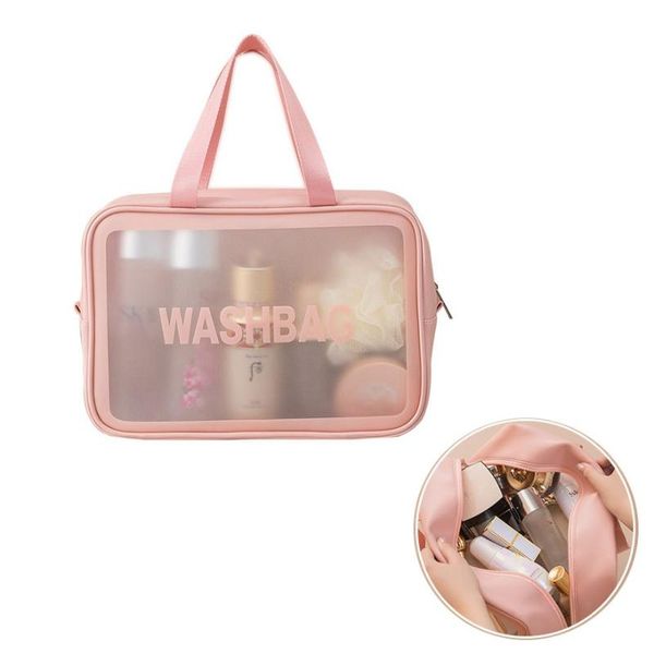 storage bags women's cosmetic bag large-capacity portable travel wash makeup transparent waterproof lettered skin care box
storage bags women's cosmetic bag large-capacity portable travel wash makeup transparent waterproof lettered skin care box