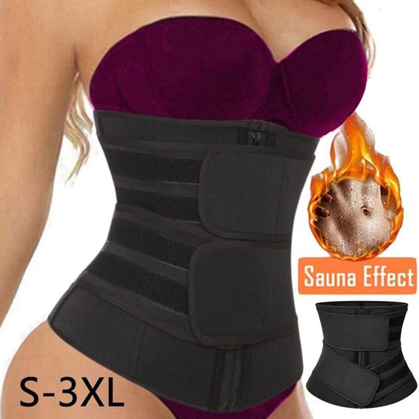 women's shapers neoprene body shaper sauna waist trainer corset sweat belt for women compression trimmer cincher workout fitness, Black;white
women's shapers neoprene body shaper sauna waist trainer corset sweat belt for women compression trimmer cincher workout fitness, Black;white