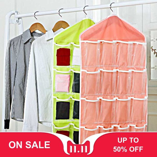 storage boxes & bins 16 pockets clear hanging organizer socks bra underwear jewelry sorting bag household multilayer wall mount finishing
storage boxes & bins 16 pockets clear hanging organizer socks bra underwear jewelry sorting bag household multilayer wall mount finishing