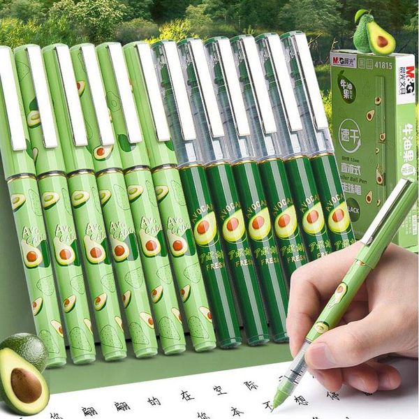 gel pens kawaii avocado straight liquid rollerball pen 0.5mm black ink quick-drying for kids school office stationery
gel pens kawaii avocado straight liquid rollerball pen 0.5mm black ink quick-drying for kids school office stationery
