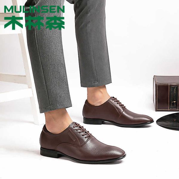 mulinsen super large wharf layer cowhide low rubber trend busins fashion casual men's leather sho
mulinsen super large wharf layer cowhide low rubber trend busins fashion casual men's leather sho