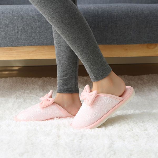 fashion casual women's shoes autumn and winter lace bow cotton slippers for men women couples thick bottom, Black
fashion casual women's shoes autumn and winter lace bow cotton slippers for men women couples thick bottom, Black