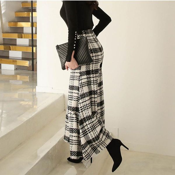 fashion women casual wide leg pants female autumn winter slim office korean plaid pant high waist trousers capris wp258 women's &, Black;white
fashion women casual wide leg pants female autumn winter slim office korean plaid pant high waist trousers capris wp258 women's &, Black;white