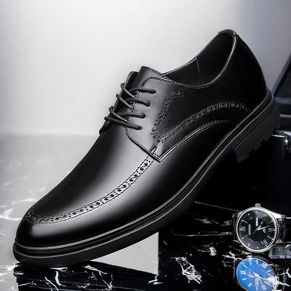 dress shoes men wedding leather business formal footwear big size comfortable gentleman casual indestructible zapatos hombre, Black
dress shoes men wedding leather business formal footwear big size comfortable gentleman casual indestructible zapatos hombre, Black