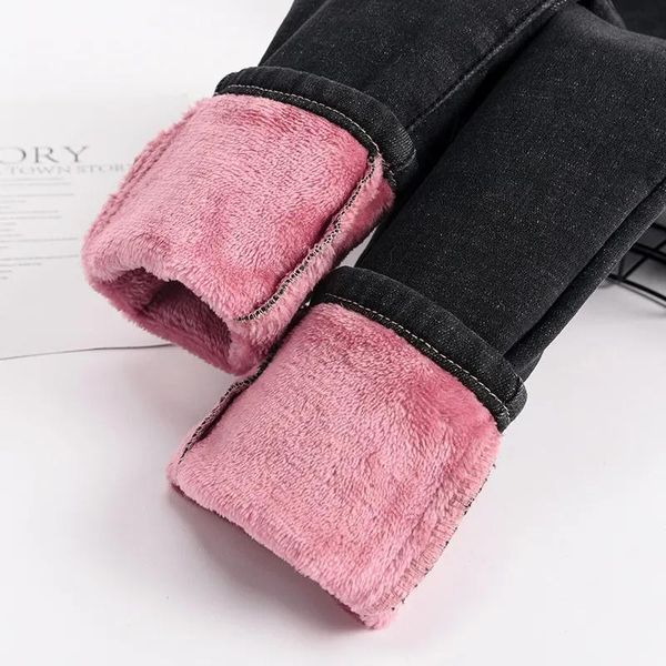 women's jeans high waist plus velvet thick women winter warm stretch skinny female denim pencil pants size casual ladies trousers, Blue
women's jeans high waist plus velvet thick women winter warm stretch skinny female denim pencil pants size casual ladies trousers, Blue