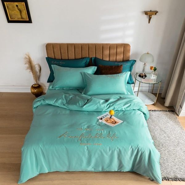 bedding sets michiko home textile european style light luxury pure color quilt cover bed sheet pillowcase cotton double four piece set
bedding sets michiko home textile european style light luxury pure color quilt cover bed sheet pillowcase cotton double four piece set