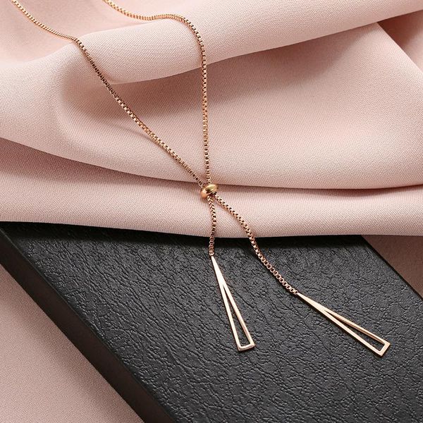 pendant necklaces rose gold plated necklace for women 2021 jewelry titanium steel box chain geometric simple luxury choker korean, Silver
pendant necklaces rose gold plated necklace for women 2021 jewelry titanium steel box chain geometric simple luxury choker korean, Silver