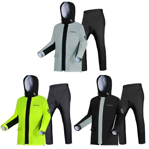raincoats a set reflective rain coats pants brethable raincoat suit with adjustable elastic rope for hiking clamping g99f
raincoats a set reflective rain coats pants brethable raincoat suit with adjustable elastic rope for hiking clamping g99f