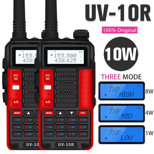 baofeng upgrade power 10w walkie talkie uv-10r dual band vhf/uhf long range two way ham radio 25km mountain village transceiver
baofeng upgrade power 10w walkie talkie uv-10r dual band vhf/uhf long range two way ham radio 25km mountain village transceiver