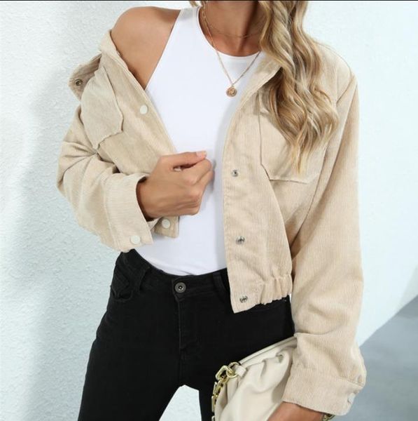 women's jackets women solid color short coat, long sleeve lapel neck button-up cropped for spring, fall, Black;brown
women's jackets women solid color short coat, long sleeve lapel neck button-up cropped for spring, fall, Black;brown