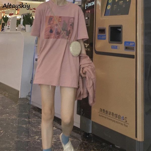 t-shirts women loose all-match cartoon-printed casual trendy simple pink students short sleeve streetwear female clothes daily women's, White
t-shirts women loose all-match cartoon-printed casual trendy simple pink students short sleeve streetwear female clothes daily women's, White