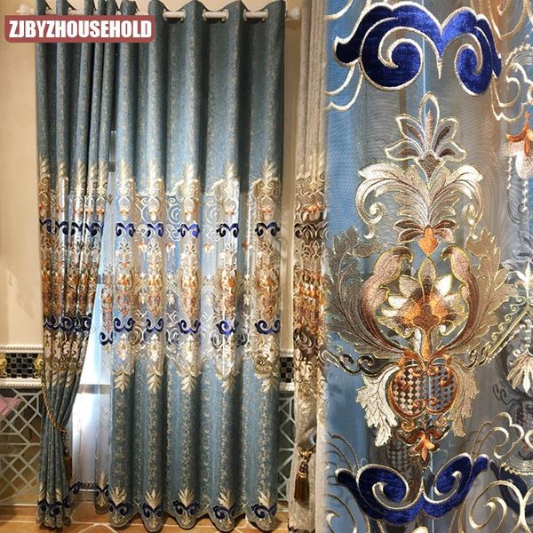 modern chinese jane european curtains for high-end villa living room bedroom balcony embroidered customization curtain & drapes
modern chinese jane european curtains for high-end villa living room bedroom balcony embroidered customization curtain & drapes