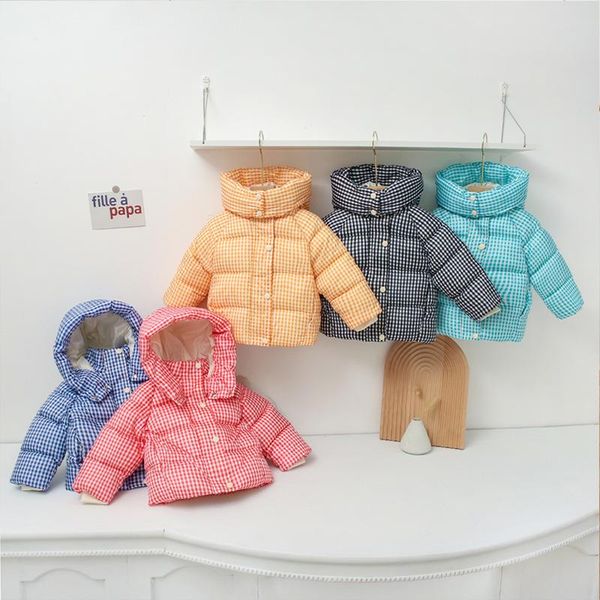 down coat girls coats winter 2021 baby plaid clothes toddler boy cotton jacket 5 colors hooded children's clothing 2-8y, Blue;gray
down coat girls coats winter 2021 baby plaid clothes toddler boy cotton jacket 5 colors hooded children's clothing 2-8y, Blue;gray
